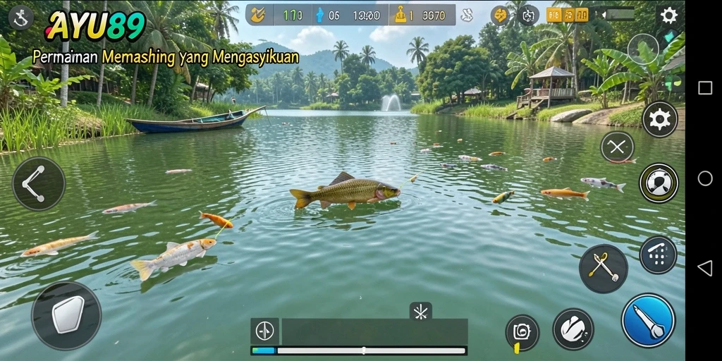 Tangkapan besar dalam AYU89, tampilkan momen seru memancing.