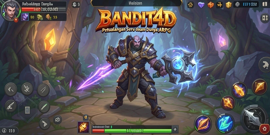 Tampilan gameplay BANDIT4D yang seru dan menantang.