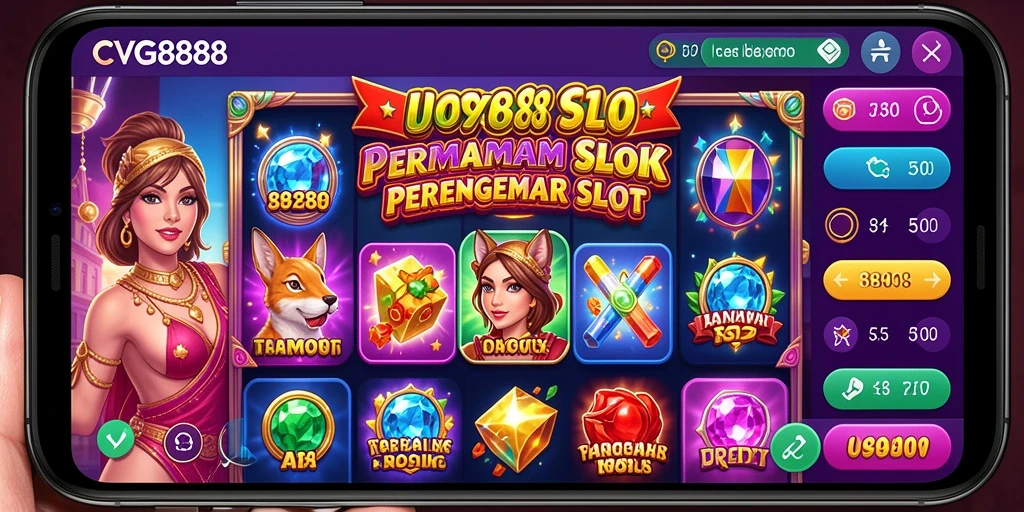 Tampilan gameplay Slot yang menarik dan penuh warna di CVG8888.