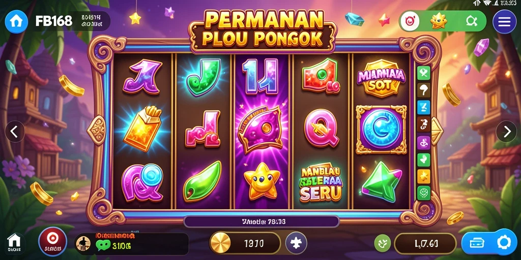 Tampilan gameplay menarik dari permainan Slot FB168.