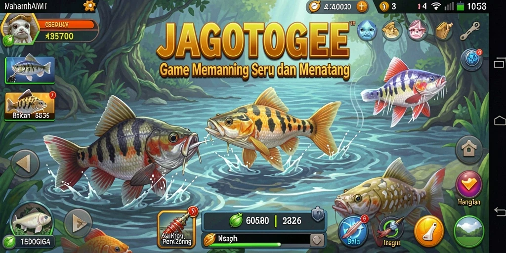 Tangkapan ikan menarik dalam gameplay JAGOTOGEL.