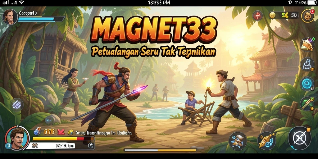 Screenshot gameplay MAGNET33 yang menampilkan aksi petualangan seru.