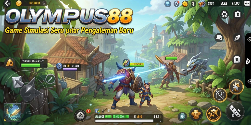 Tampilan menarik gameplay OLYMPUS88 yang seru dan interaktif.