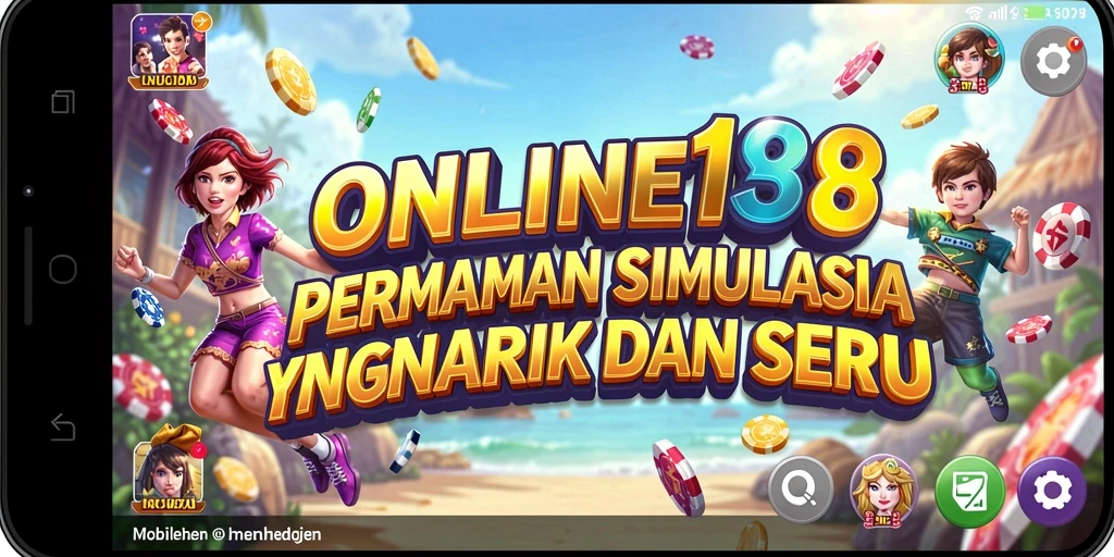Screenshot gameplay ONLINE138 menunjukkan momen seru dalam permainan simulasi.