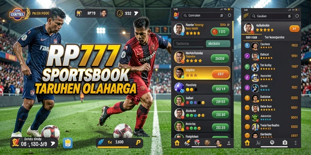 Tampilan gameplay Rp777 menampilkan taruhan olahraga yang menarik.