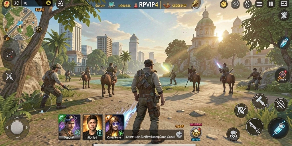 Tampilan menarik dari gameplay RPVIP4 yang mengasyikkan.