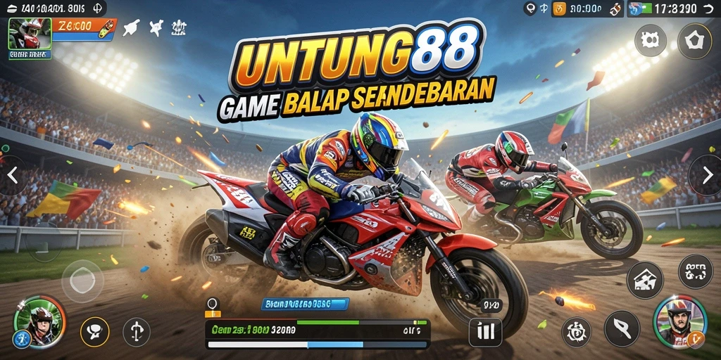 Gameplay Racing seru di UNTUNG88 dengan grafik yang menawan.