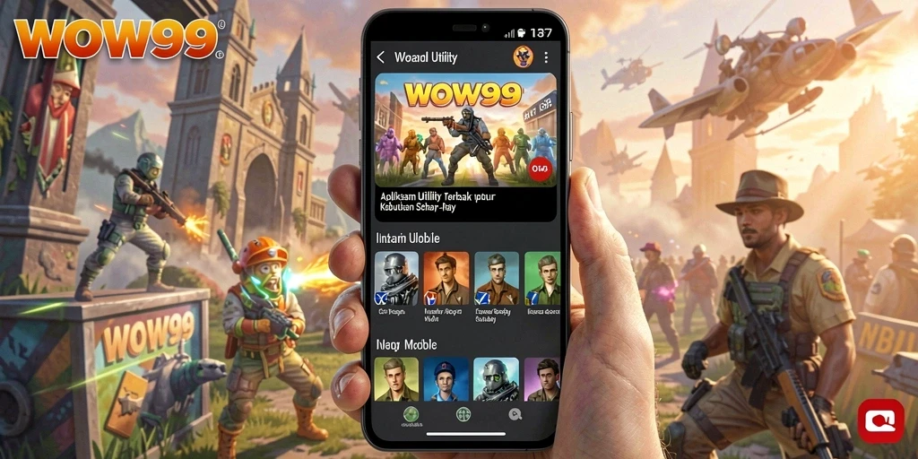 Tampilan antarmuka aplikasi WOW99 yang intuitif dan fungsional.